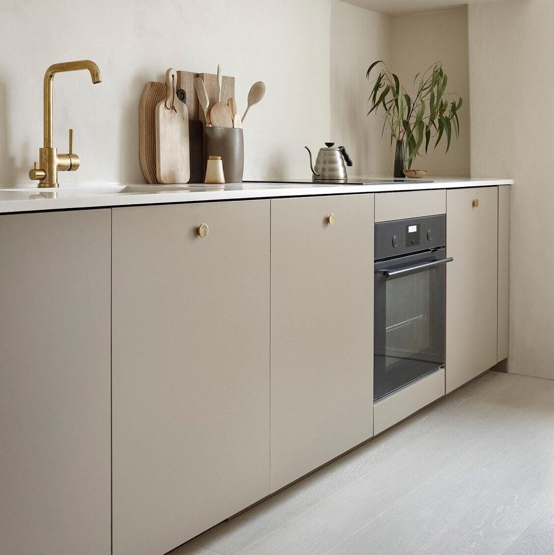 Painted doors for IKEA cabinets