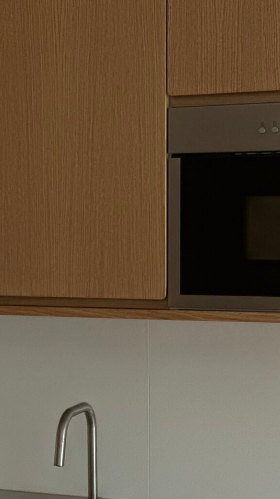 Kitchen with custom IKEA doors and fronts