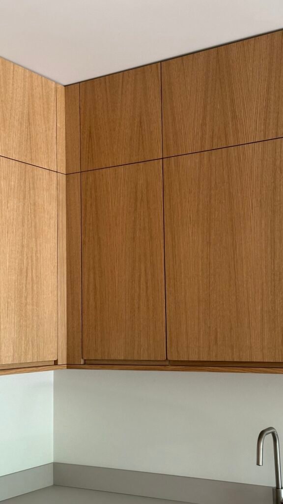 Kitchen with custom IKEA doors and fronts